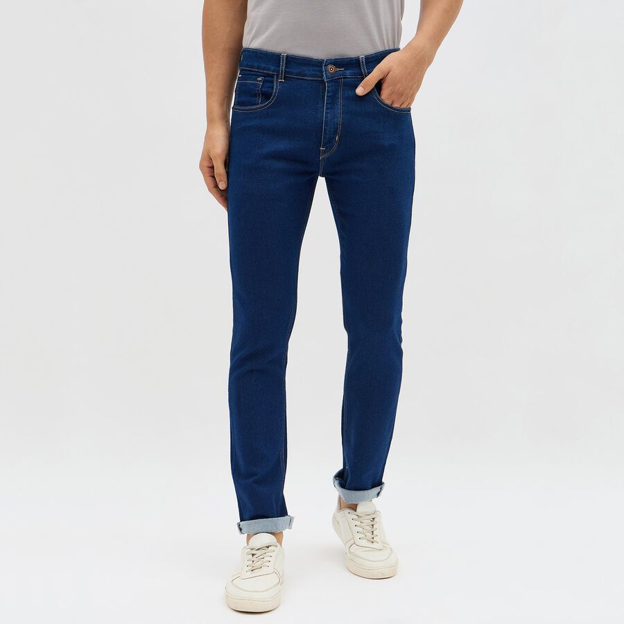 Men's Jeans, Mid Blue, large image number null