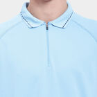 Printed Polo T-Shirt, Sky Blue, small image number null