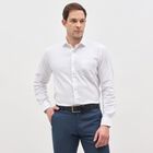 Men's Snow White Classic Formal Shirt, सफ़ेद, small image number null