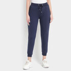 Solid Jogger Joggers, Melange Blue, small image number null