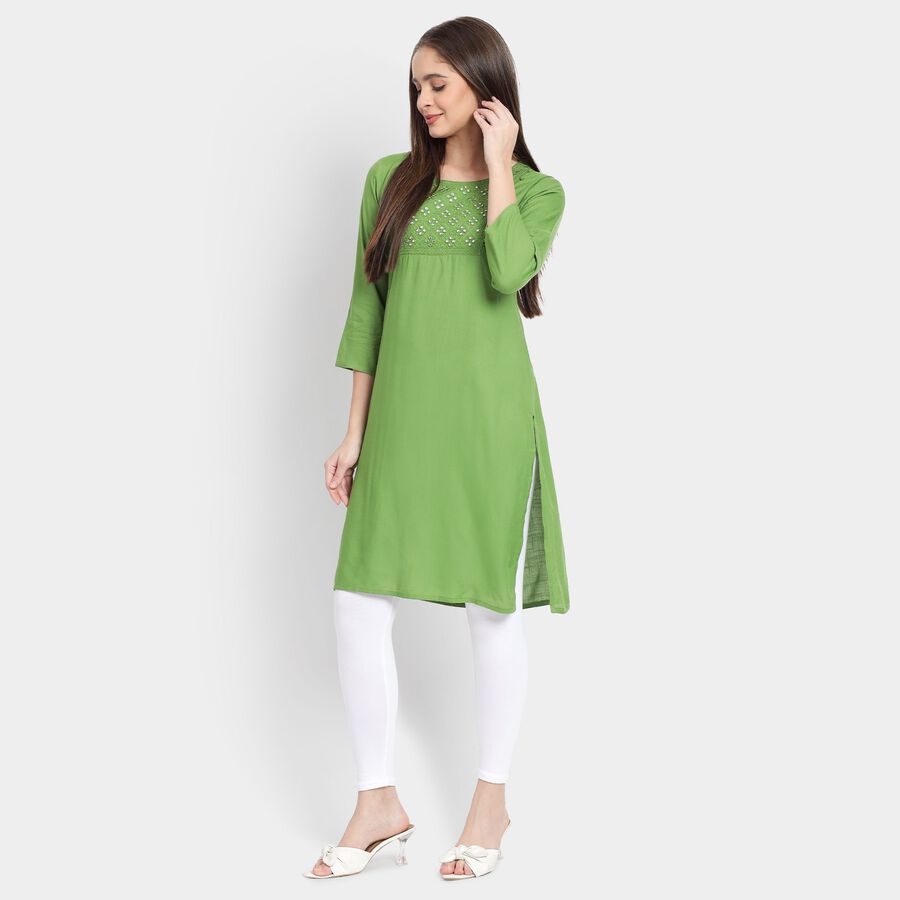 Ladies' Kurta, Olive, large image number null