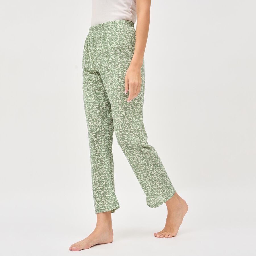 Ladies' Full Length Pyjama, हल्का हरा, large image number null