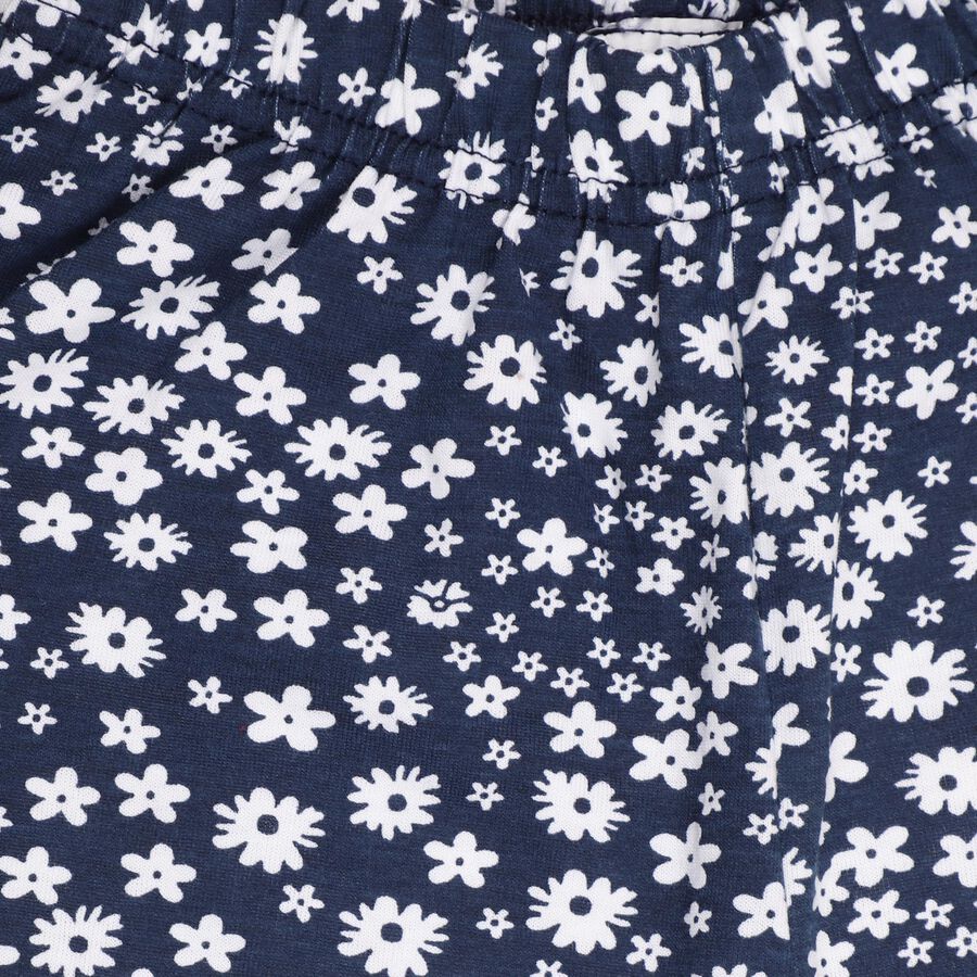 Girls' Shorts, नेवी ब्लू, large
