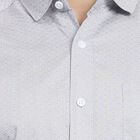 Men's 100% Cotton Casual Shirt, हल्का ग्रे, small image number null