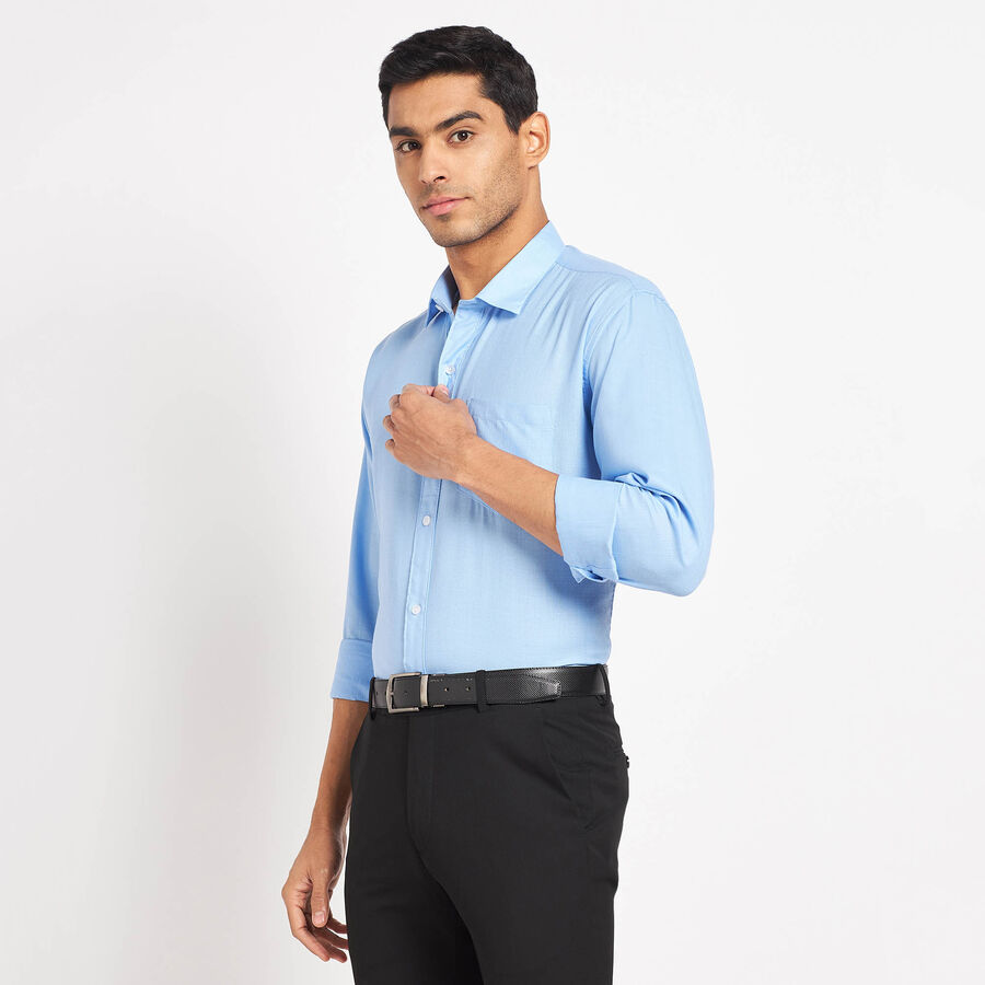 Solid Formal Shirt, Light Blue, large image number null