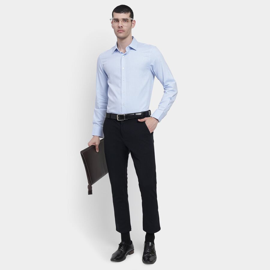 Men's 100% Cotton Formal Shirt , हल्का नीला, large image number null