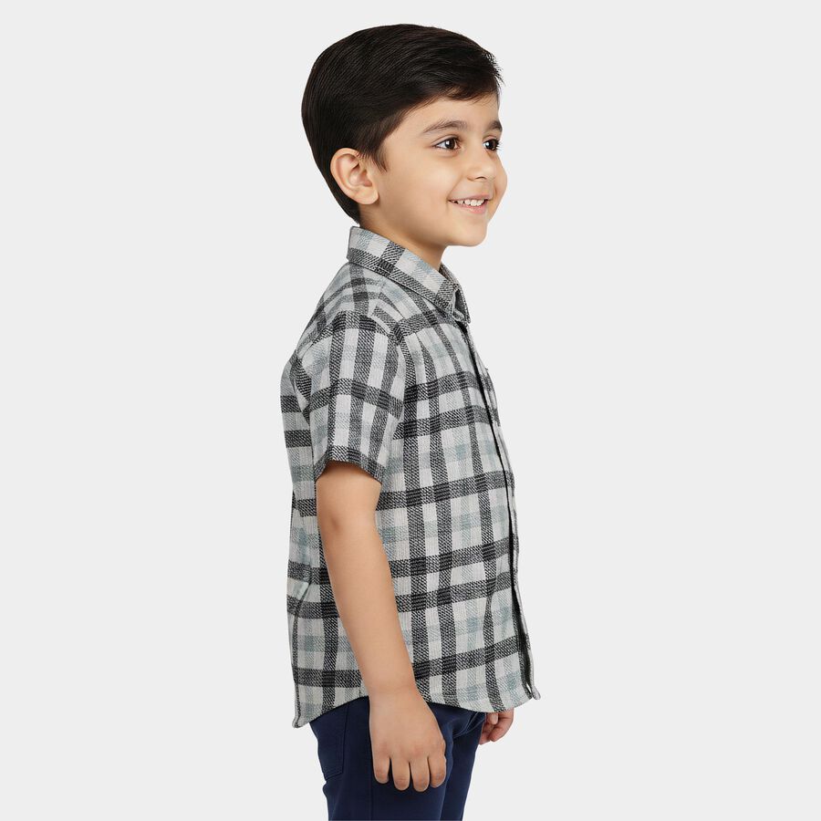 Boys' Casual Shirt, सफ़ेद, large