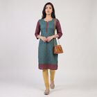 Women's Khaki Slim Fit Elastic Waist Churidar, Khaki, small