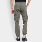 Men's Slim Fit Casual Trousers , Olive, small image number null