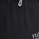 Boys' Grey Regular Fit Melange Drawstring Bermuda Shorts, Dark Grey, small