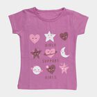 Girls' T-Shirt, लाइलेक, small