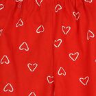 Girls' Pyjama, लाल, small
