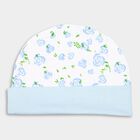 Infants' Cotton Gift Set (Cap, Mittens, Booties), White, small