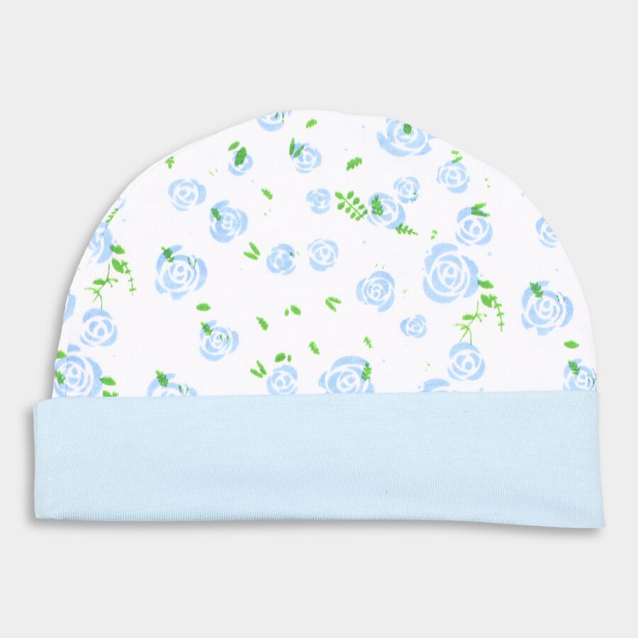 Infants' Cotton Gift Set (Cap, Mittens, Booties), White, large