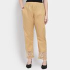 Ladies' 100% Cotton Palazzos, Beige, small