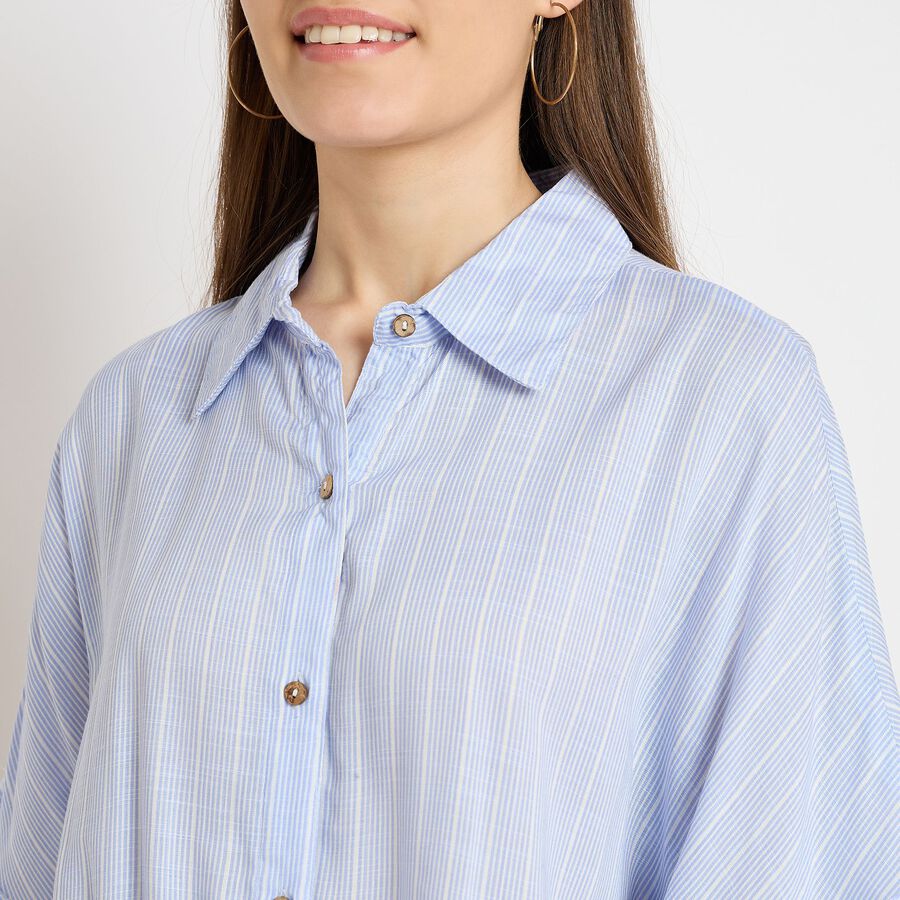 Ladies' Shirt, Mid Blue, large image number null
