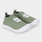 Boys' Green Slip-On Casual Sneakers, हरा, small