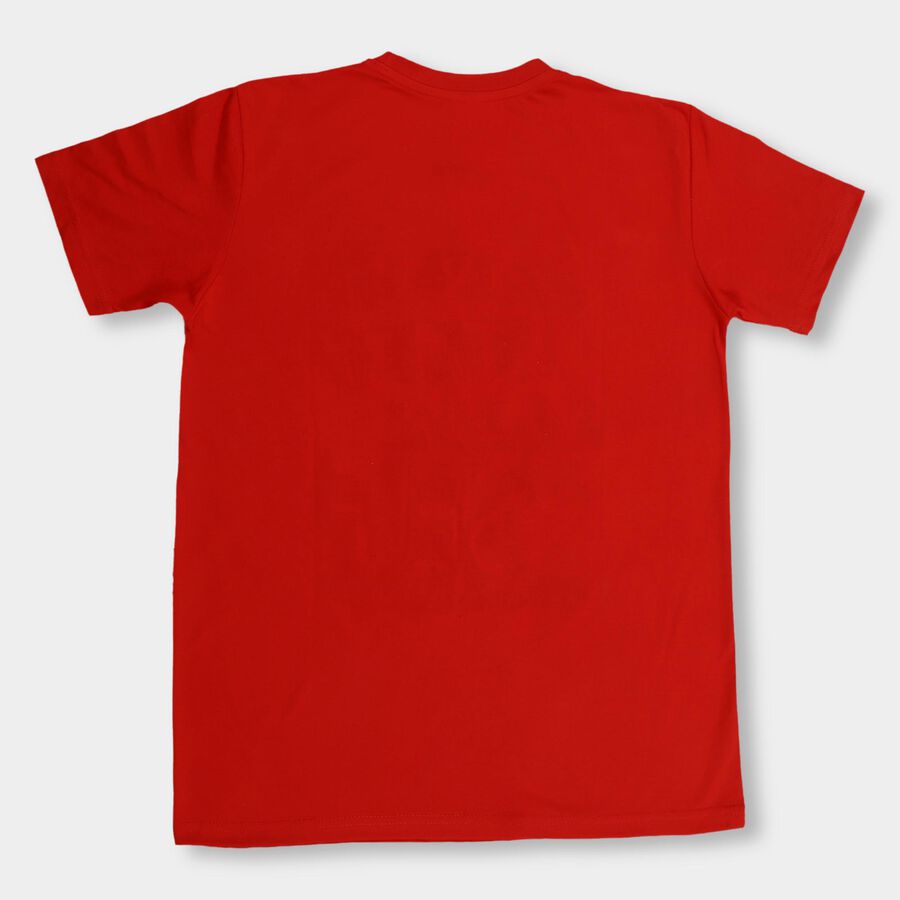 Boys' Half Sleeves T-Shirt , लाल, large image number null