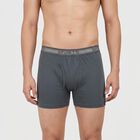 Men Olive Green Regular Fit Solid Trunks, ओलिव, small