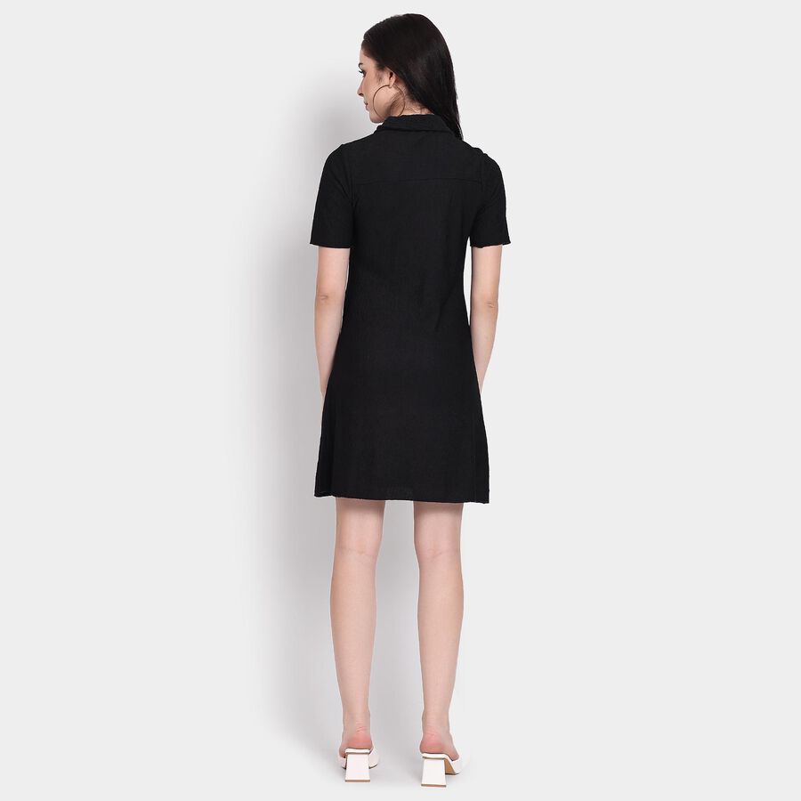 Ladies' Dress, काला, large image number null