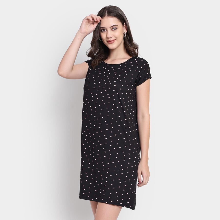 Ladies' Nighty , Black, large image number null