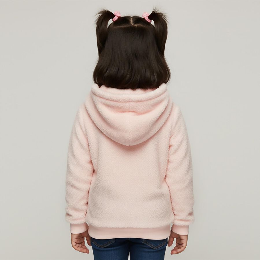 Girls' Sweatshirt, Light Pink, large image number null