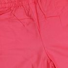 Girls' Bright Pink and White Embroidered Tie-Dye Three-Quarter Sleeve Fusion Set, ऑफ व्हाइट, small image number null