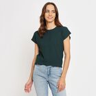 Ladies'  Crop  Top, गहरा हरा, small image number null