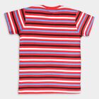 Boys' Cotton T-Shirt, लाल, small image number null