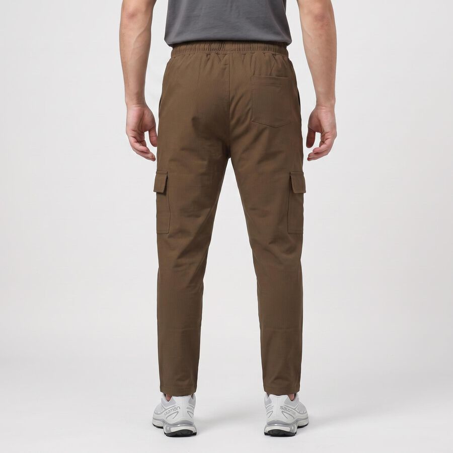 Men's Olive Green Slim Fit Cargo Jogger, Olive, large