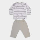 Infants' 100% Cotton Baba Suit, गहरा ग्रे, small image number null