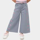 Girls' Jeans, हल्का ग्रे, small