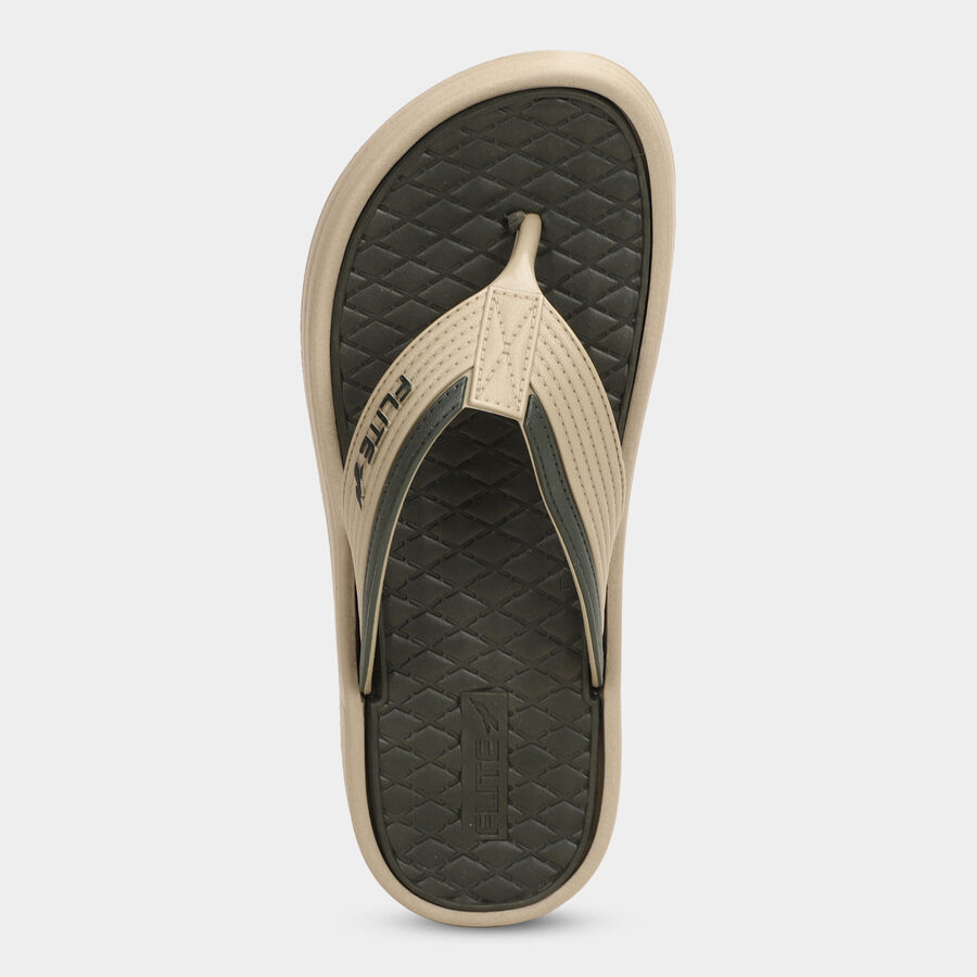Men's Slippers, Olive, large image number null