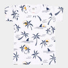 Boys Cotton T-Shirt, ऑफ व्हाइट, small image number null