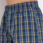 Men's 100% Cotton Boxers, Navy Blue, small