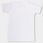 Boys' Half Sleeves T-Shirt, White, small image number null