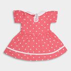 Infants' 100% Cotton Frock , गुलाबी, small