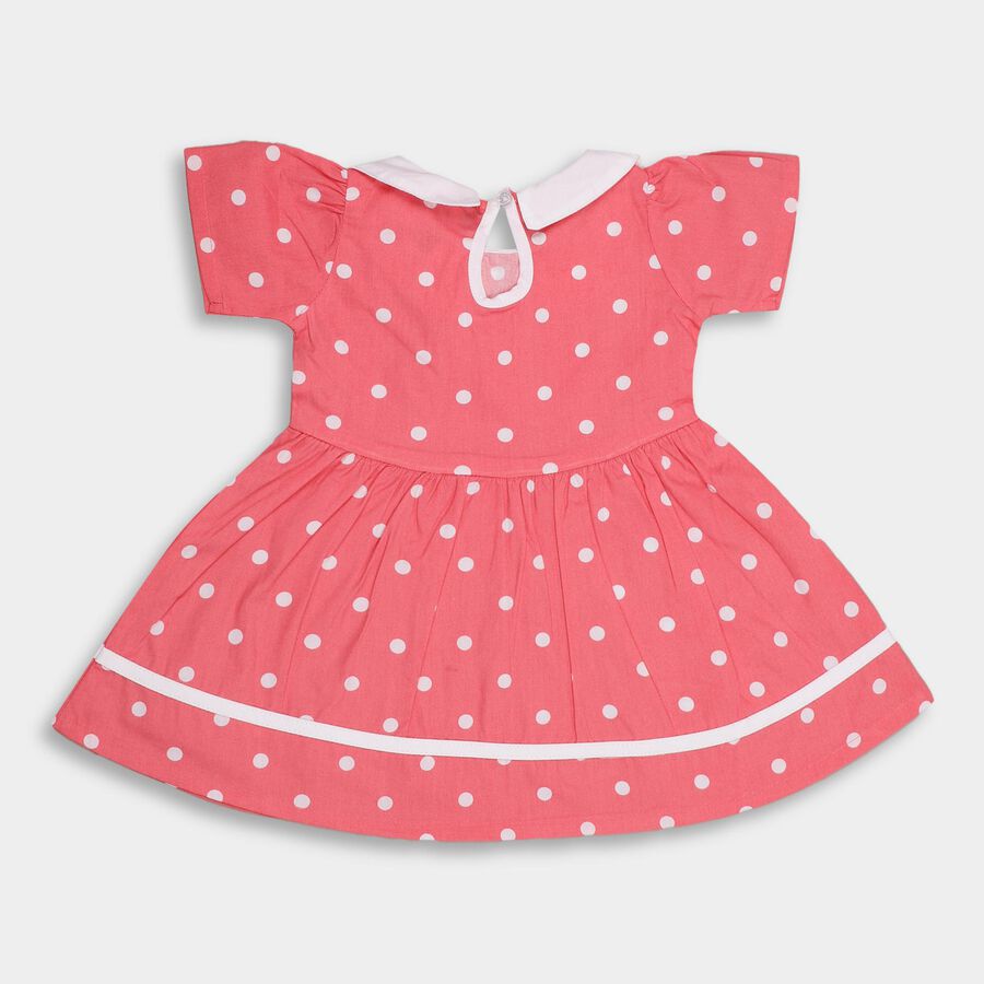 Infants' 100% Cotton Frock , गुलाबी, large