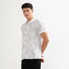Men's 100% Cotton Collared Half Sleeves T-Shirt , Light Grey, small image number null