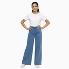 Girls' Jeans, मध्यम नीला, small image number null