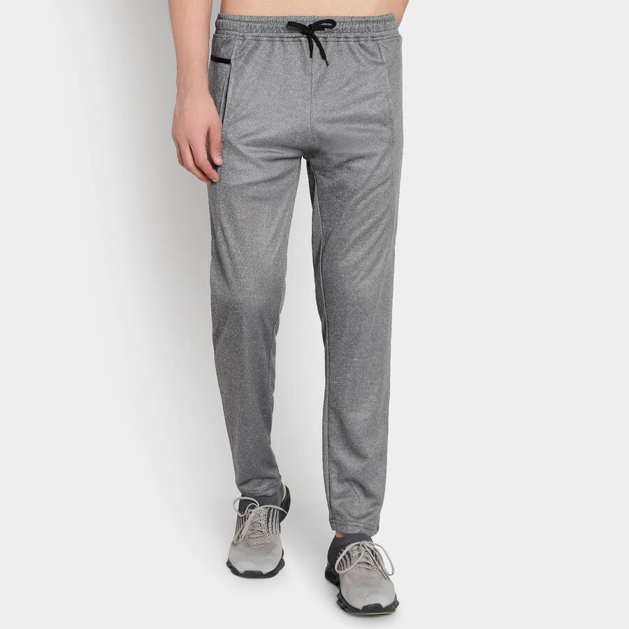 Cut & Sew Track Pants, Light Grey, large image number null