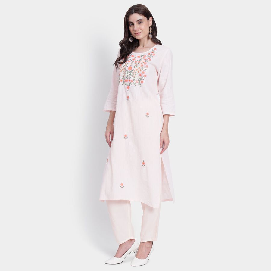 Ladies' Ethnic Set, Peach, large image number null