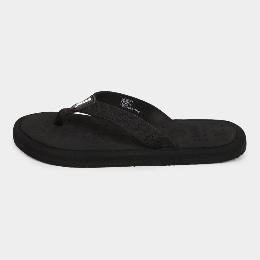 Men's Slippers, काला, large image number null