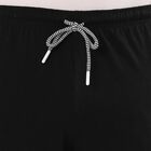Men's Jet Black Regular Fit Basic Track Pants, Black, small image number null