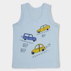Infants' 100% Cotton Vest , Light Blue, small image number null