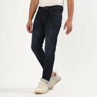 Men's Dark Indigo Skinny Fit Jeans, Dark Blue, small image number null