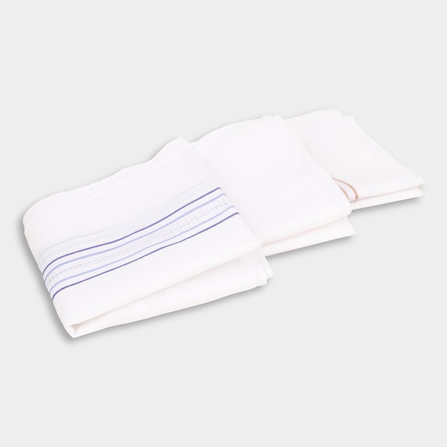 Men's Hanky , सफ़ेद, large image number null