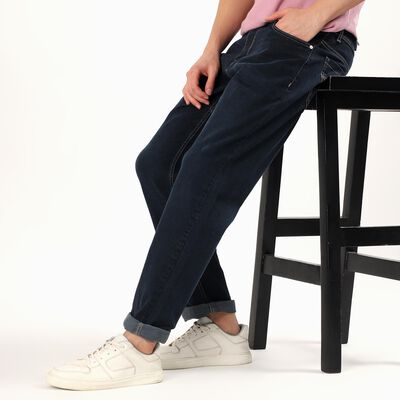 Men's Dark Indigo Relaxed Fit Classic Jeans