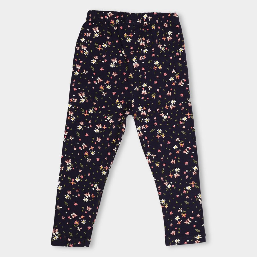 Girls' Legging , नेवी ब्लू, large image number null