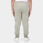 Boys Grey Jogger Graphic Printed Pyjama, Melange Light Grey, small